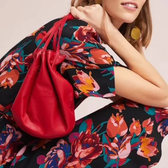 Anthropologie Maeve Floral Buttondown Shirt-Dress - Size Large - Picture 4 of 8